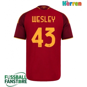 AS Roma Wesley Franca #43 Replik Heimtrikot 2026-27 Kurzarm